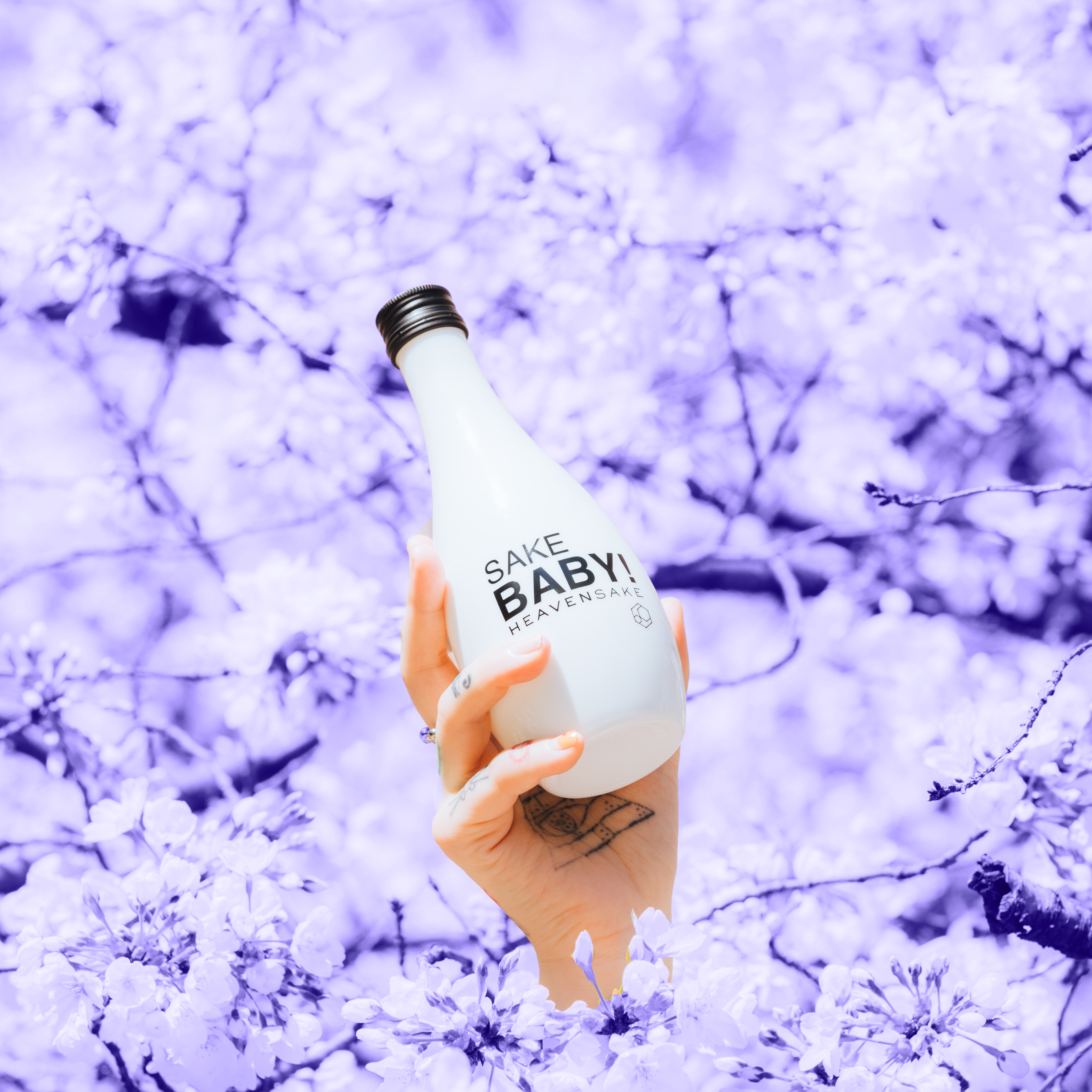 sake baby bottle hand tree