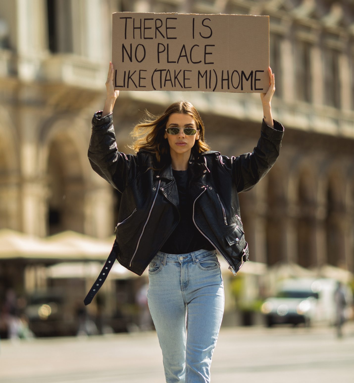 take mi home sign
