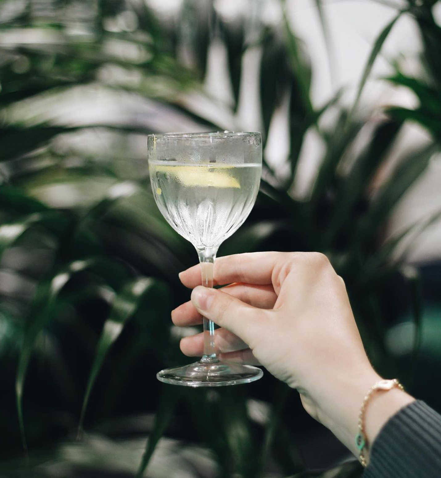 ginday holding glass