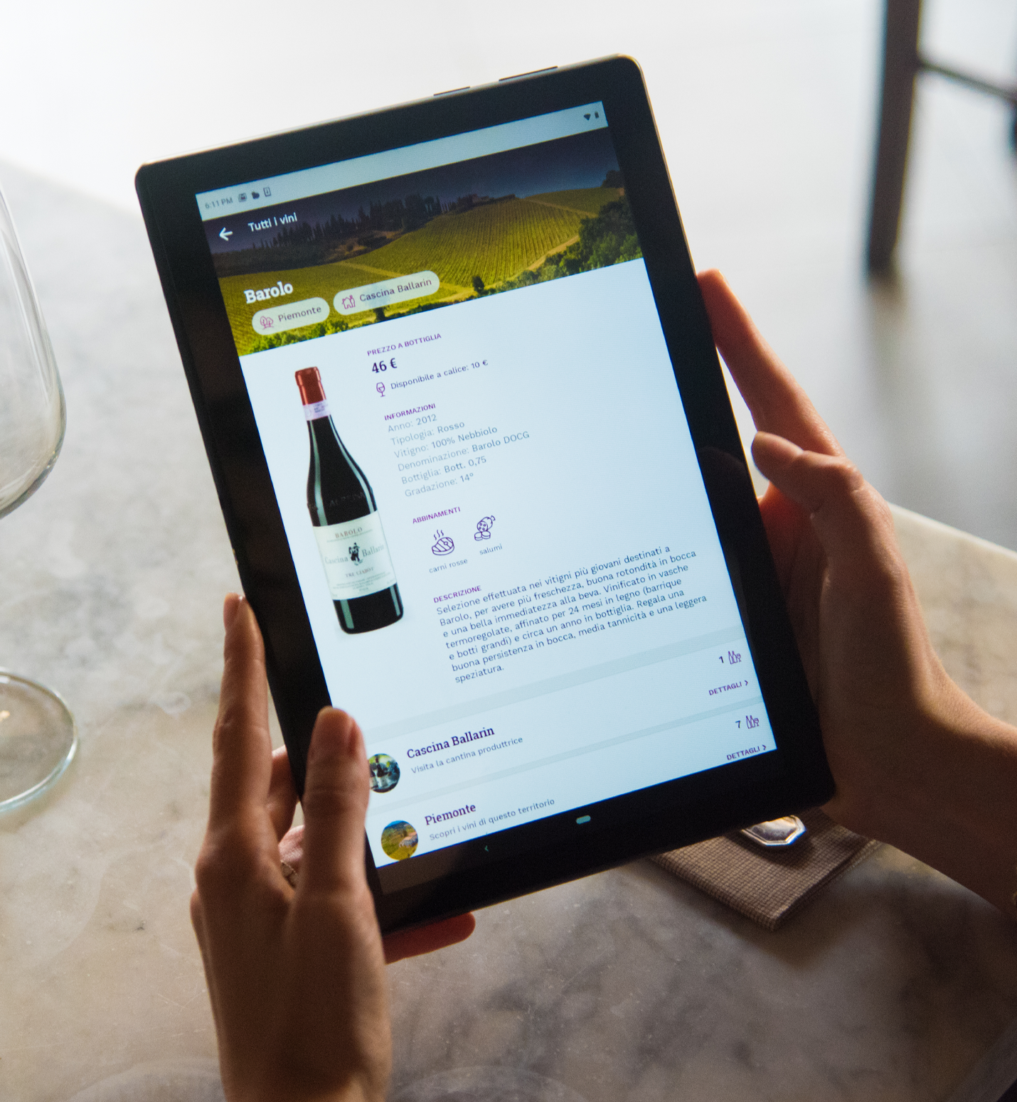 the winesider ipad